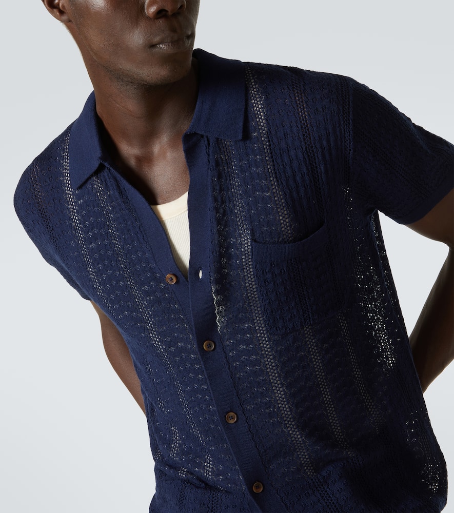Knitted wool shirt
