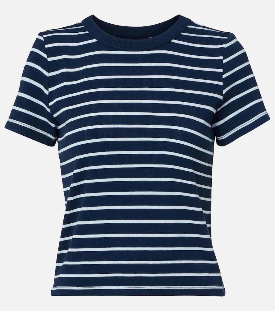 Brenda striped cotton-blend T-shirt
