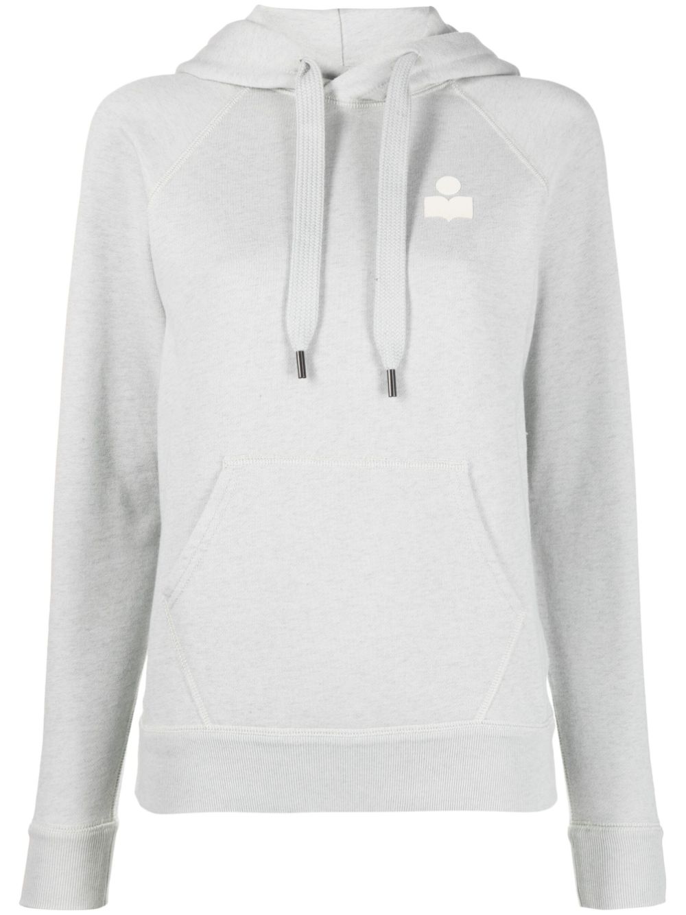 Logo-print hoodie - Blue