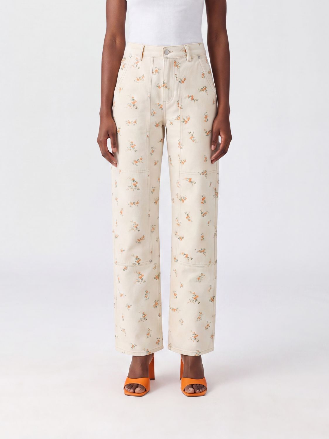 Pants Woman color White
