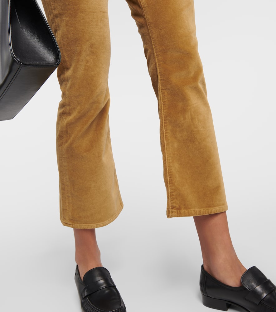 Frame Le Crop Mini Boot Velveteen bootcut jeans