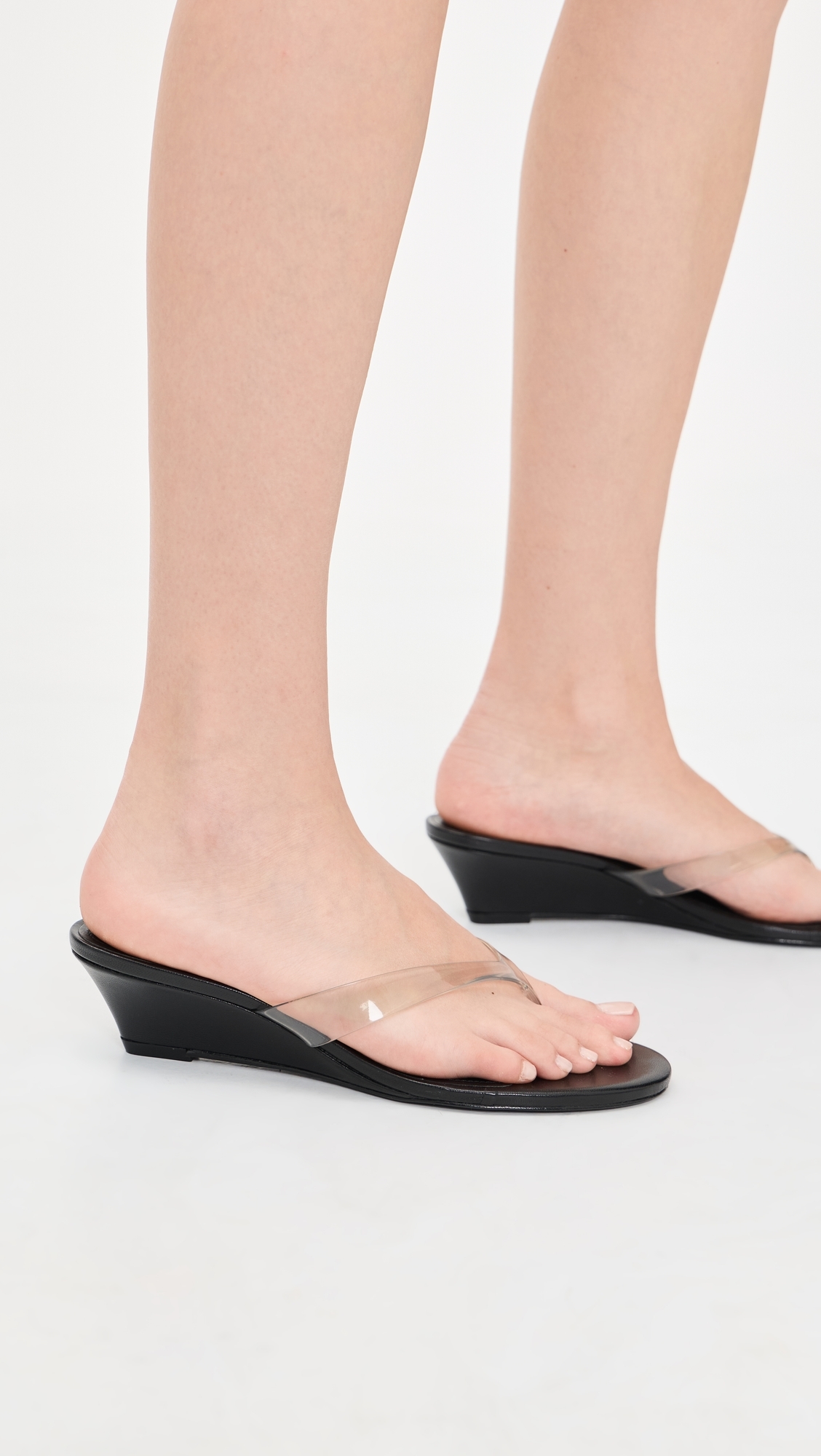 Roslyn Jelly Wedges Black