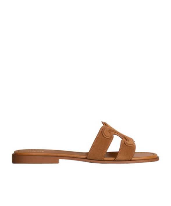MARINA TRIOMPHE MULE IN SUEDE CALFSKIN