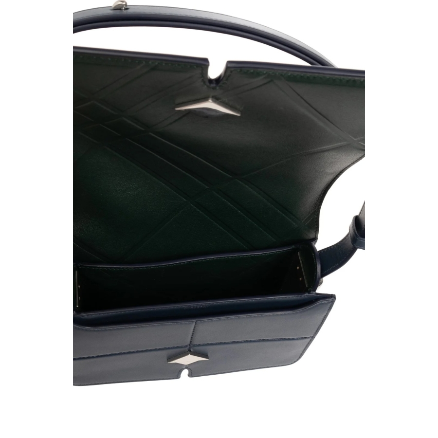 Snip Equestrian Knight Embossed Shoulder Bag