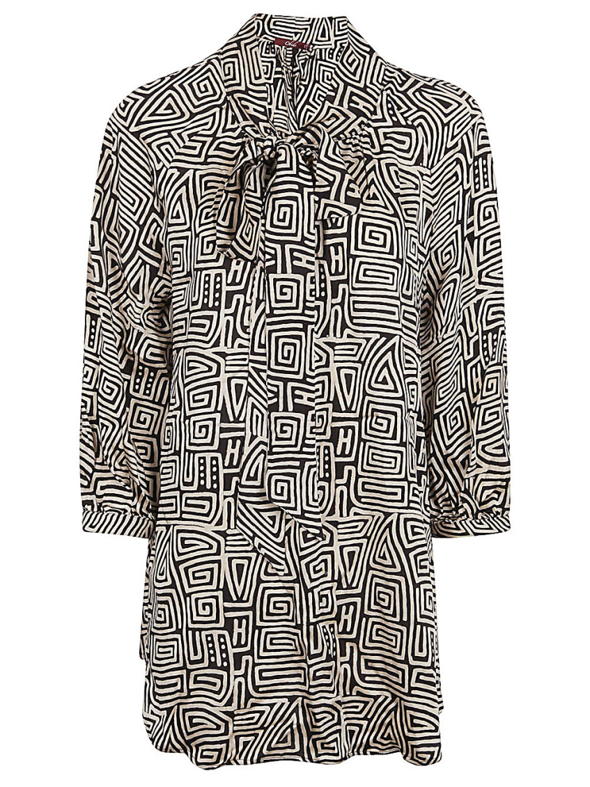 OBIDI- Printed Silk Shirt