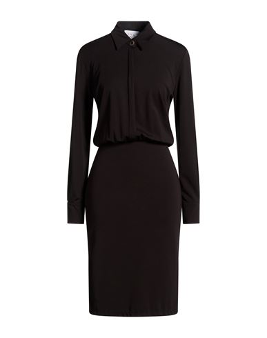 Woman Midi dress Black Size 2 Viscose, Nylon, Elastane