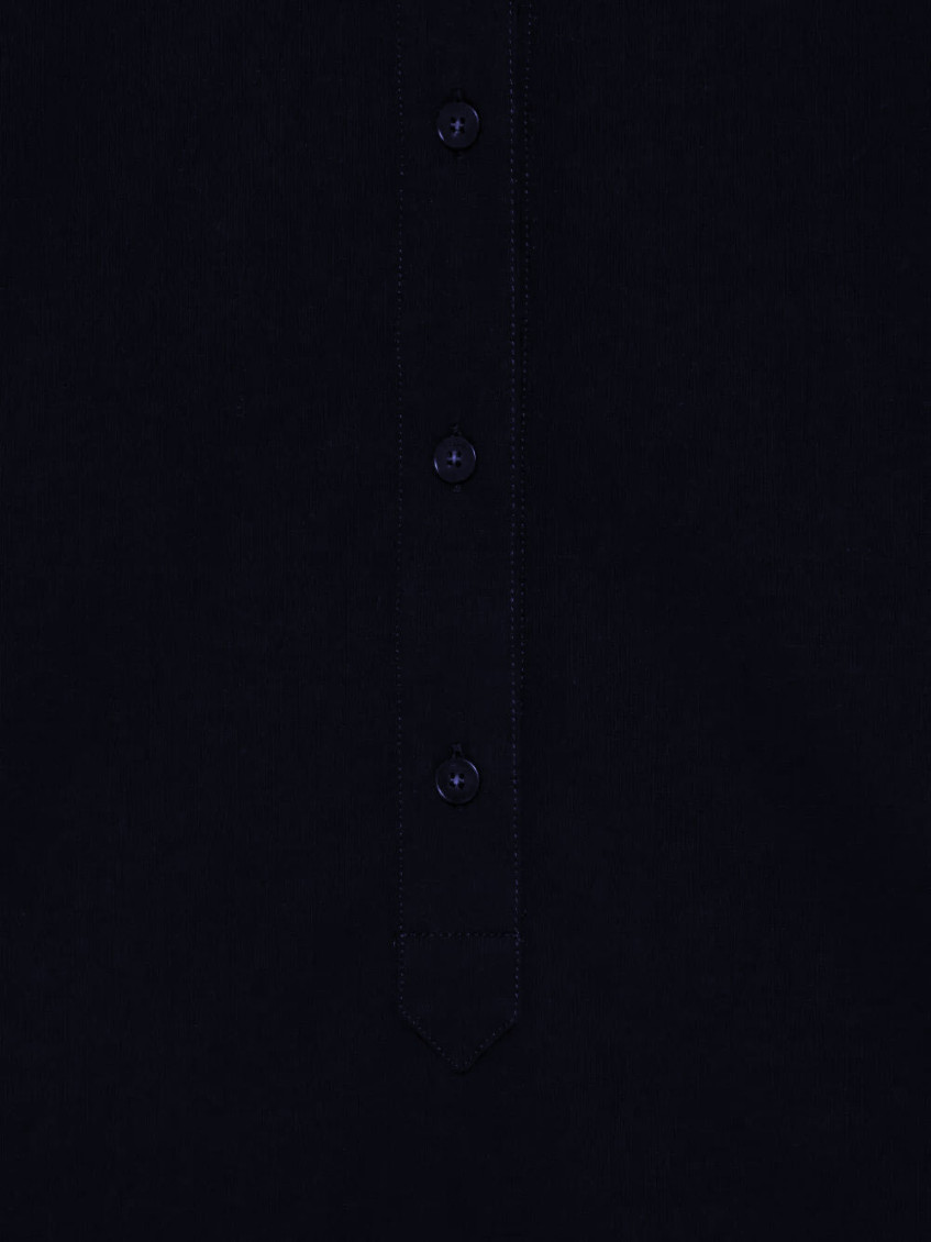 Black Shirt Collar Polo