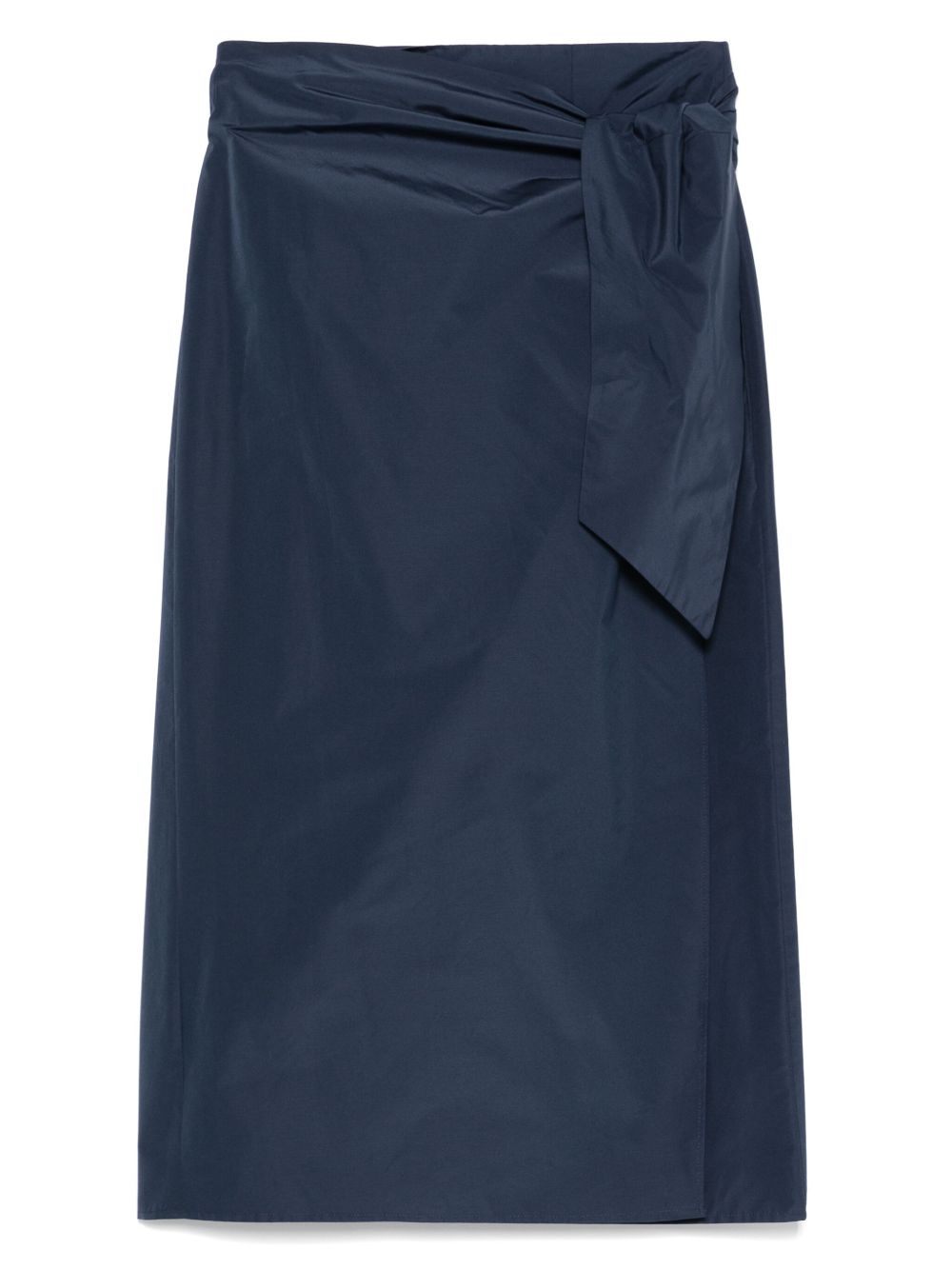 Wrap-tie skirt - Blue