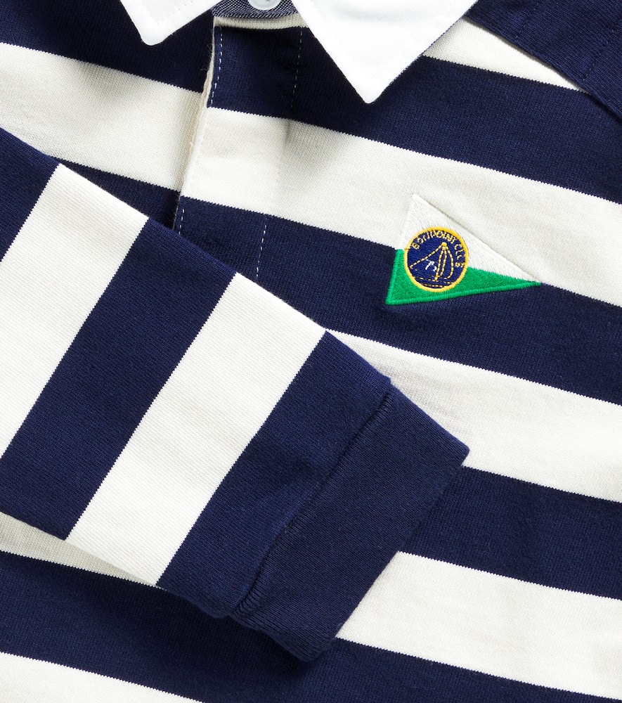 Bonpoint Edman striped cotton polo sweater