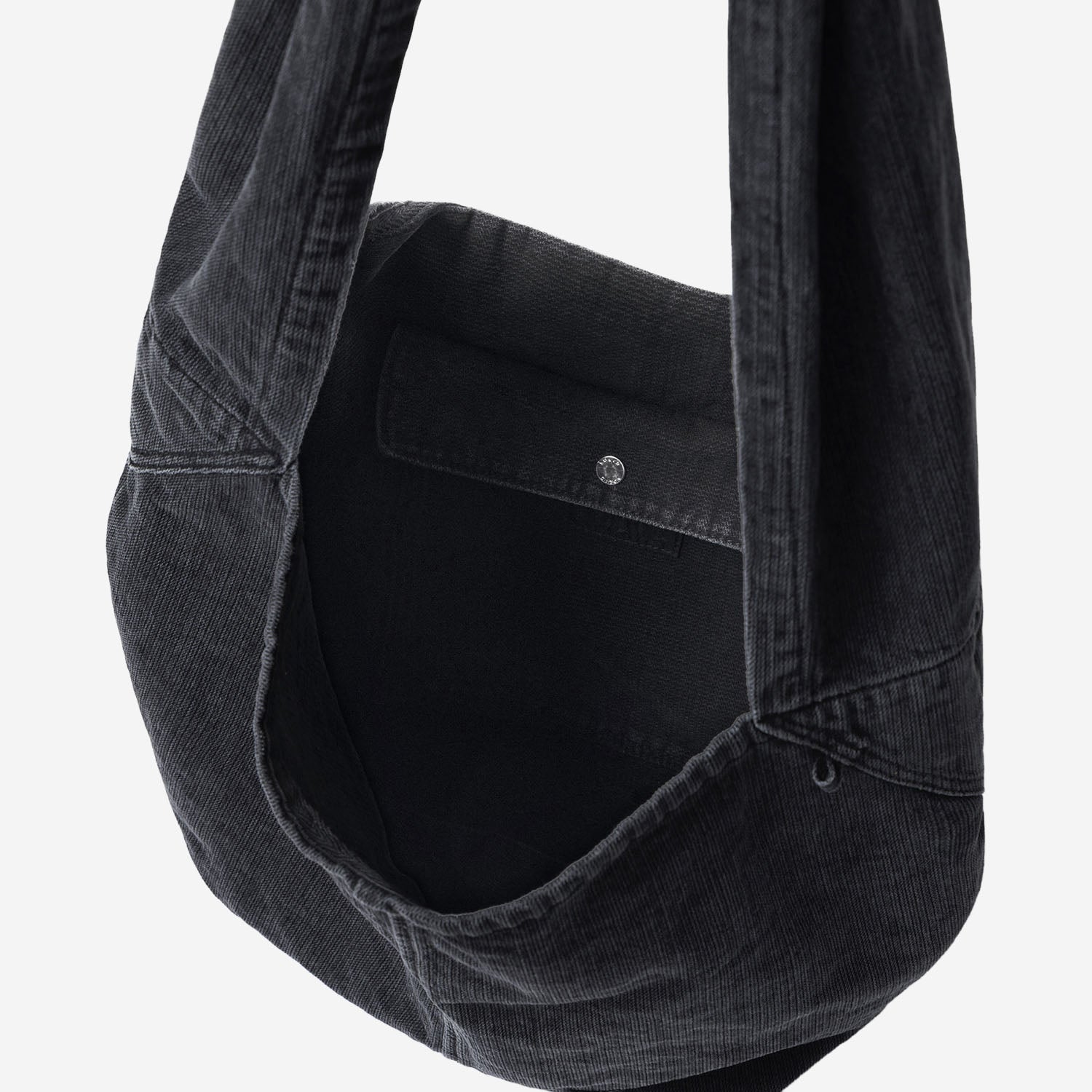Sac à bandoulière en denim de coton Solid Homme