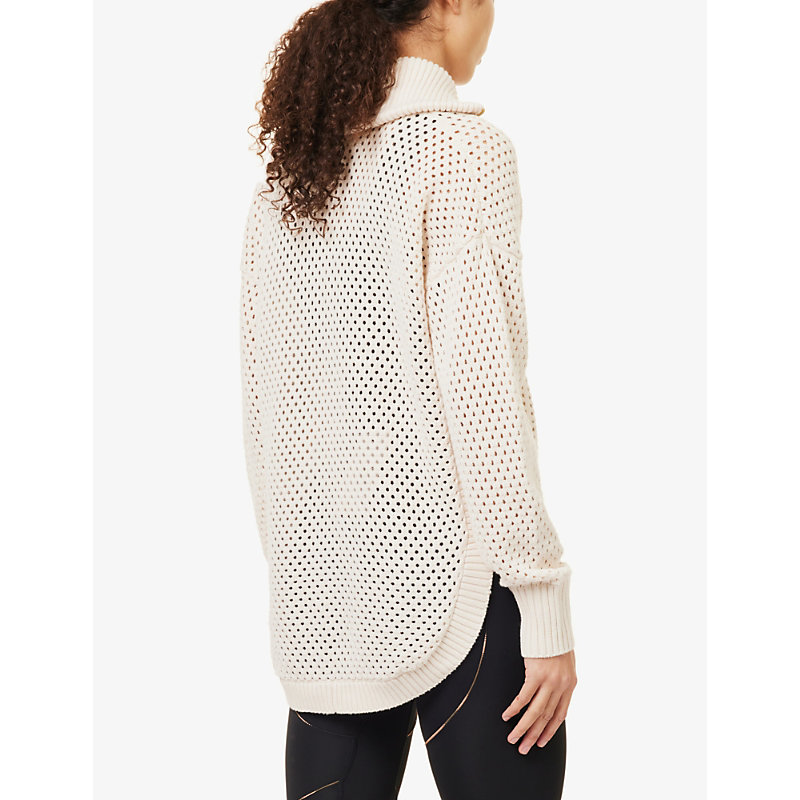 Womens Whitecap Grey Finn Knitted Cotton Jacket