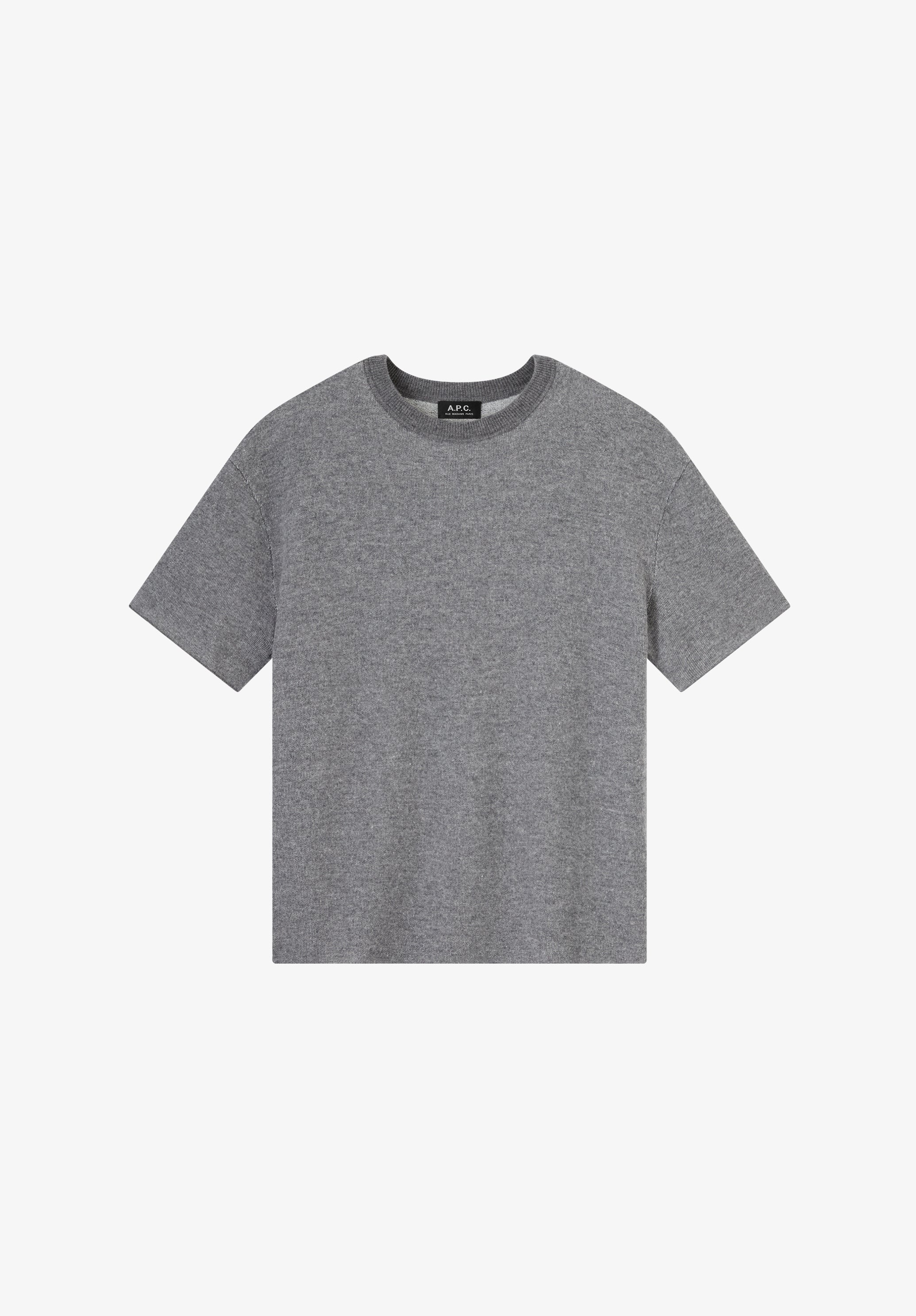 A. P.C. Men's Wool T-shirt PLA - Charcoal gray