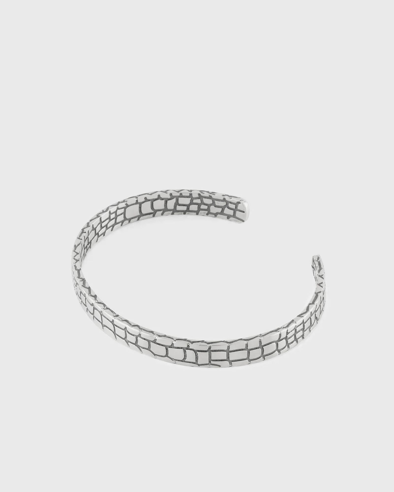 Silver Snake Bangle silver male Jewellery now available at BSTN