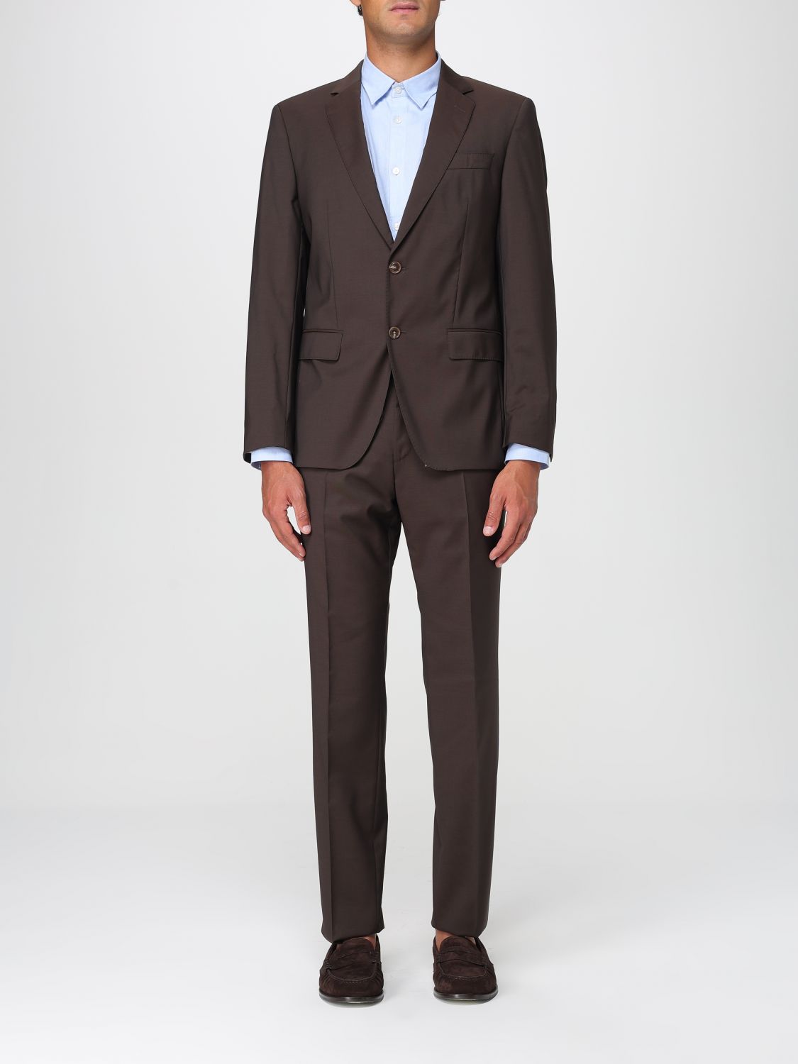 Suit BOSS Men color Brown