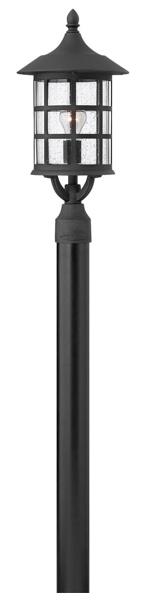 Black LED Post Top Pier Mount from the Freeport Collection