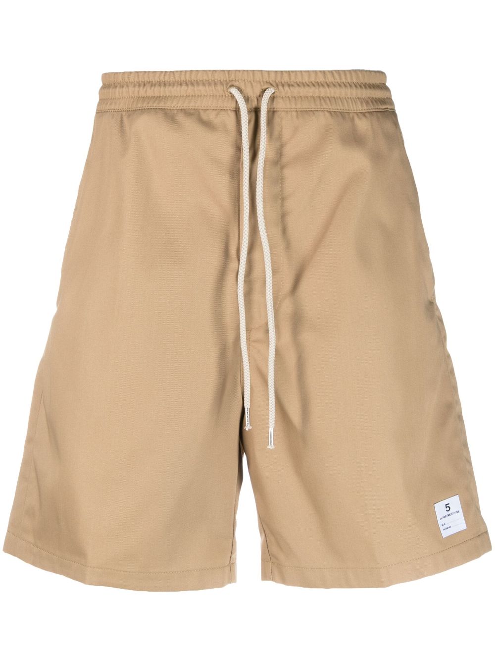 Drawstring bermuda shorts - Neutrals