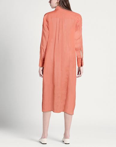 Woman Midi dress Salmon pink Size XS Ramie