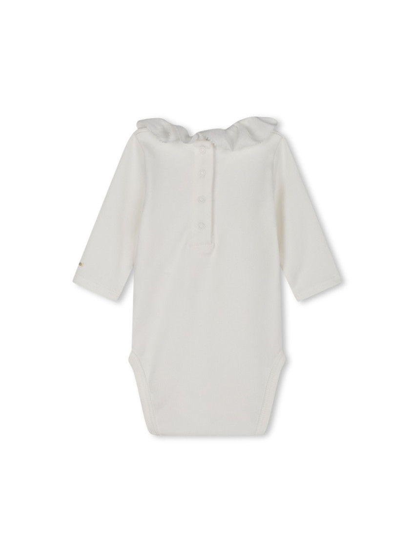 2 Piece White Embroidered Dress/Romper Sets (Baby Girl)