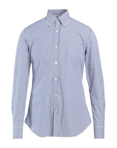 Man Shirt Navy Size 15 ¾ Cotton, Polyester, Elastane