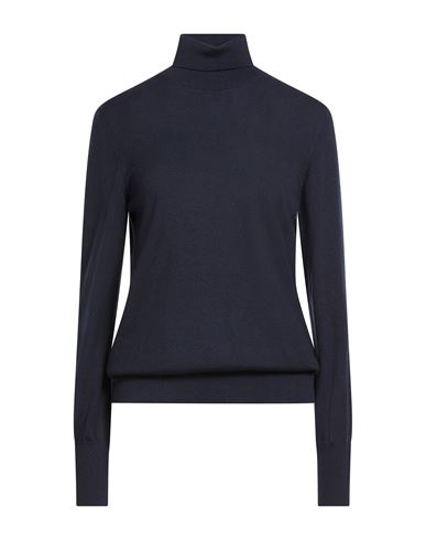 Platinum Woman Turtleneck Midnight blue Size XL Cashmere