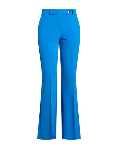 Woman Pants Azure Size 10 Polyester, Elastane