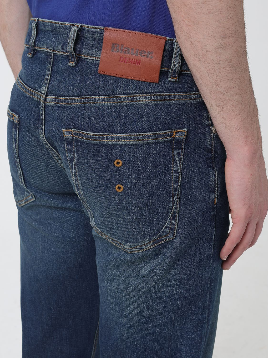 Jeans Men color Blue