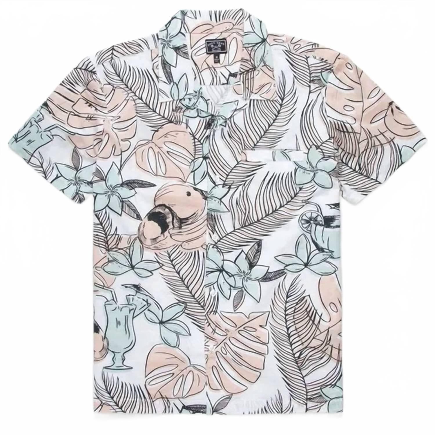 Men's Cranston Short Sleeve Shirt In Pink