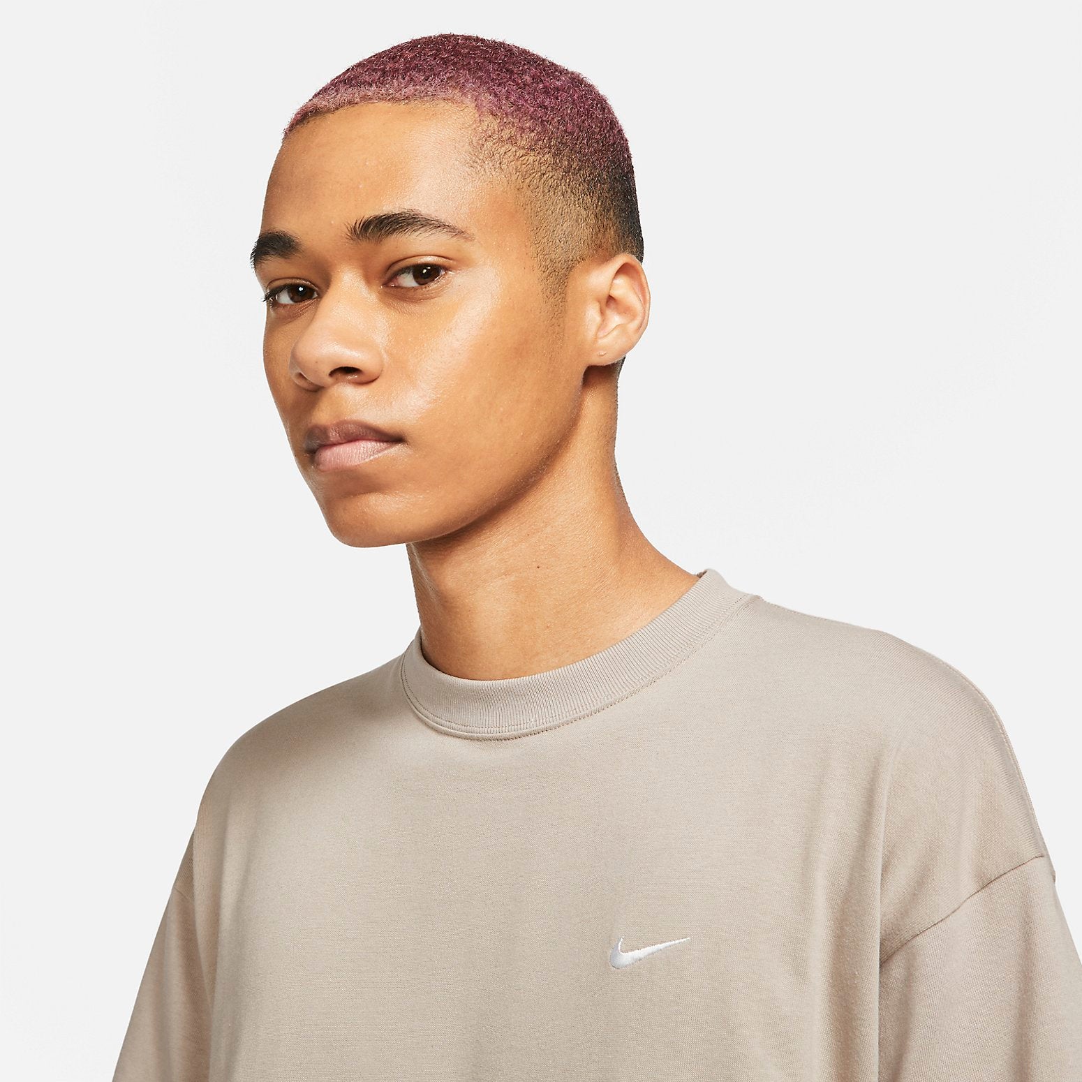 NRG Solo Swoosh T-Shirt 'Malt White'
