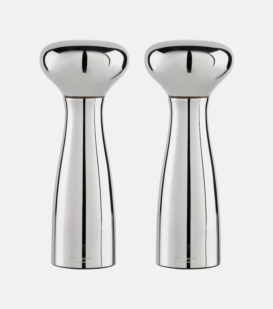 Alfredo stainless steel salt and pepper grinders by Alfredo Häberli