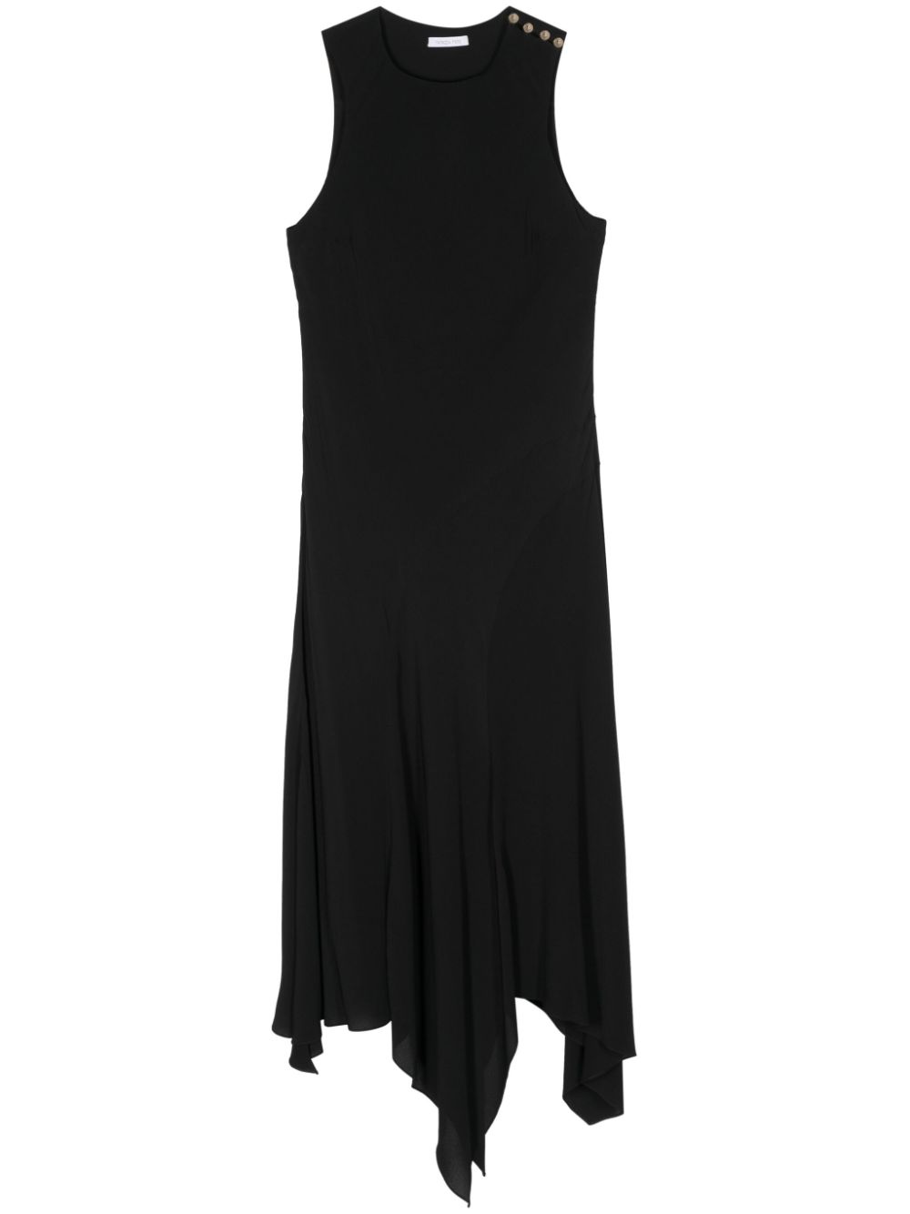 Crepe maxi dress - Black