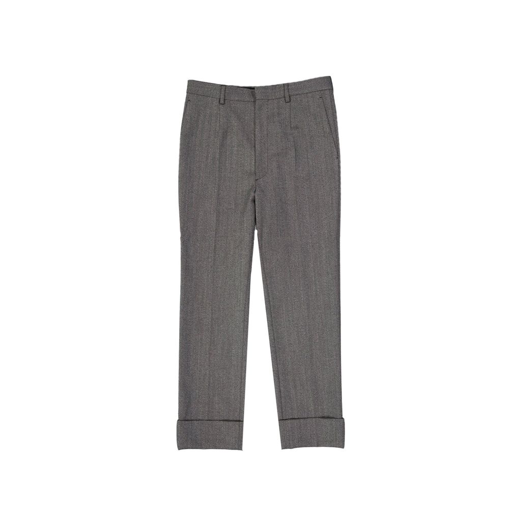 Wool Trousers — Gray