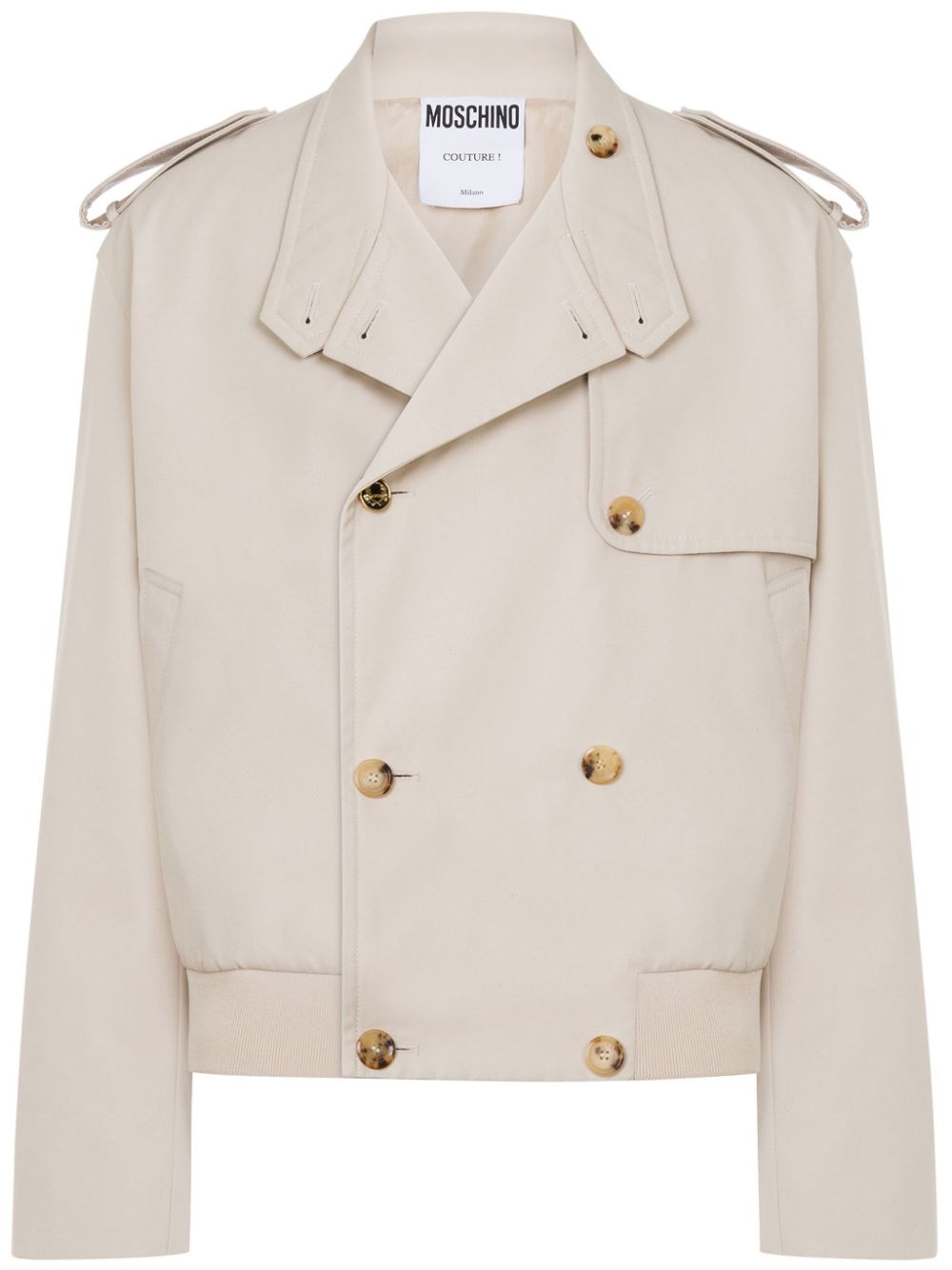 Double-breasted jacket - Neutrals