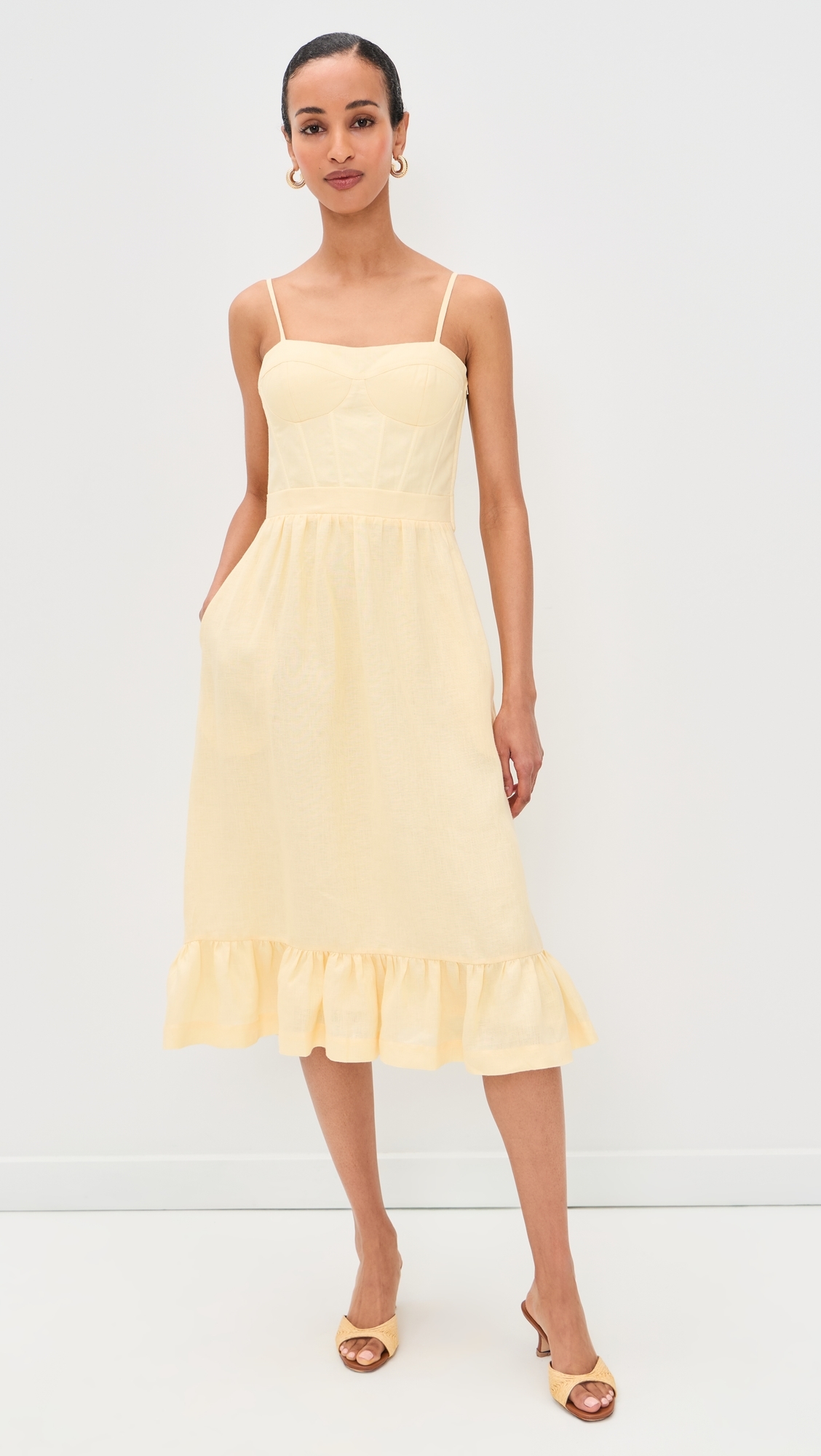 Inspiras Dress Butter Yellow