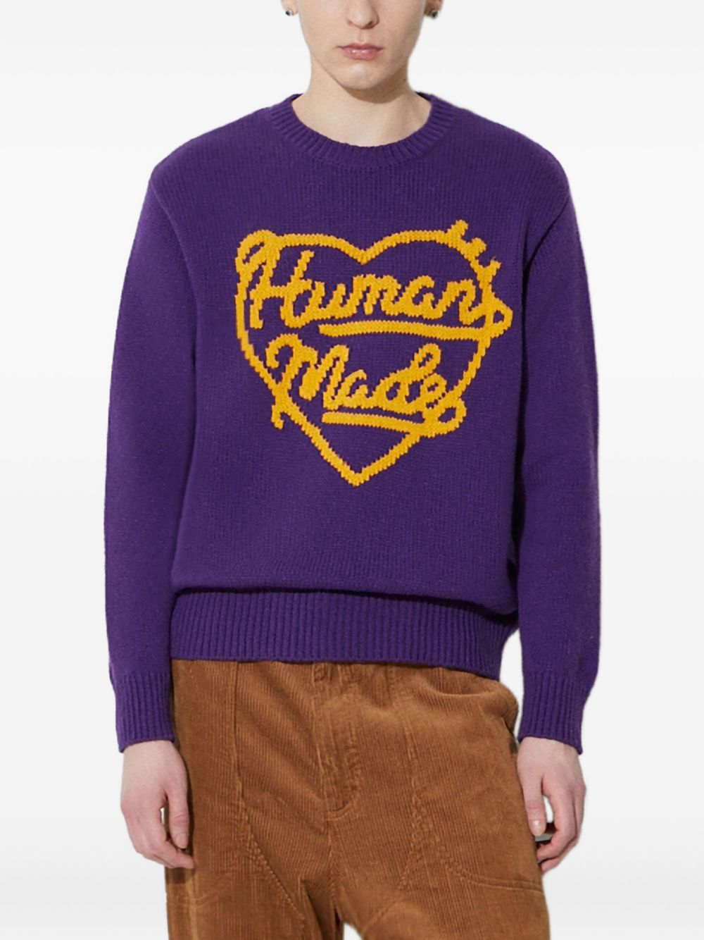 Knitted jumper - White