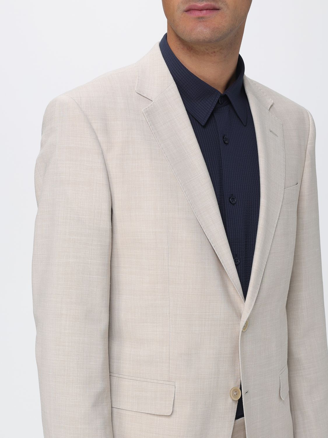 Suit Men color Beige