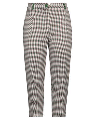 Woman Pants Green Size 2 Polyester, Viscose, Elastane