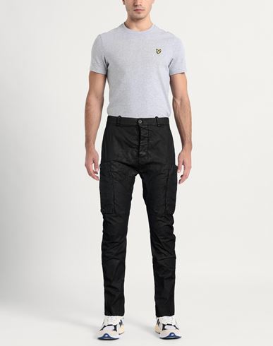 Man Pants Black Size 30 Cotton, Elastane
