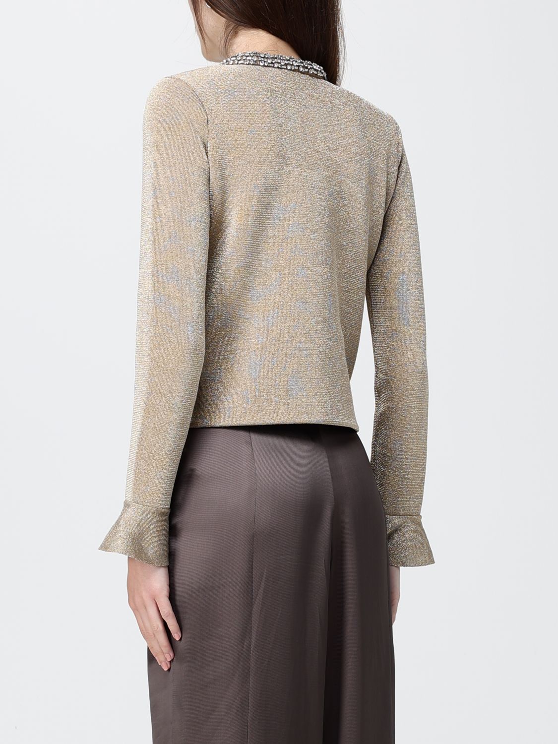Cardigan Woman color Gold