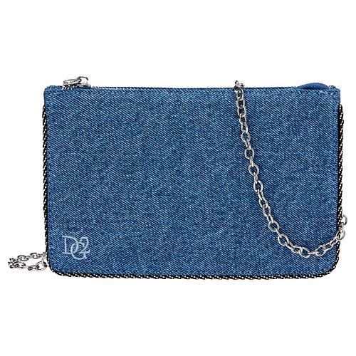 30th Anniversary Denim Clutch w/Detachable Strap