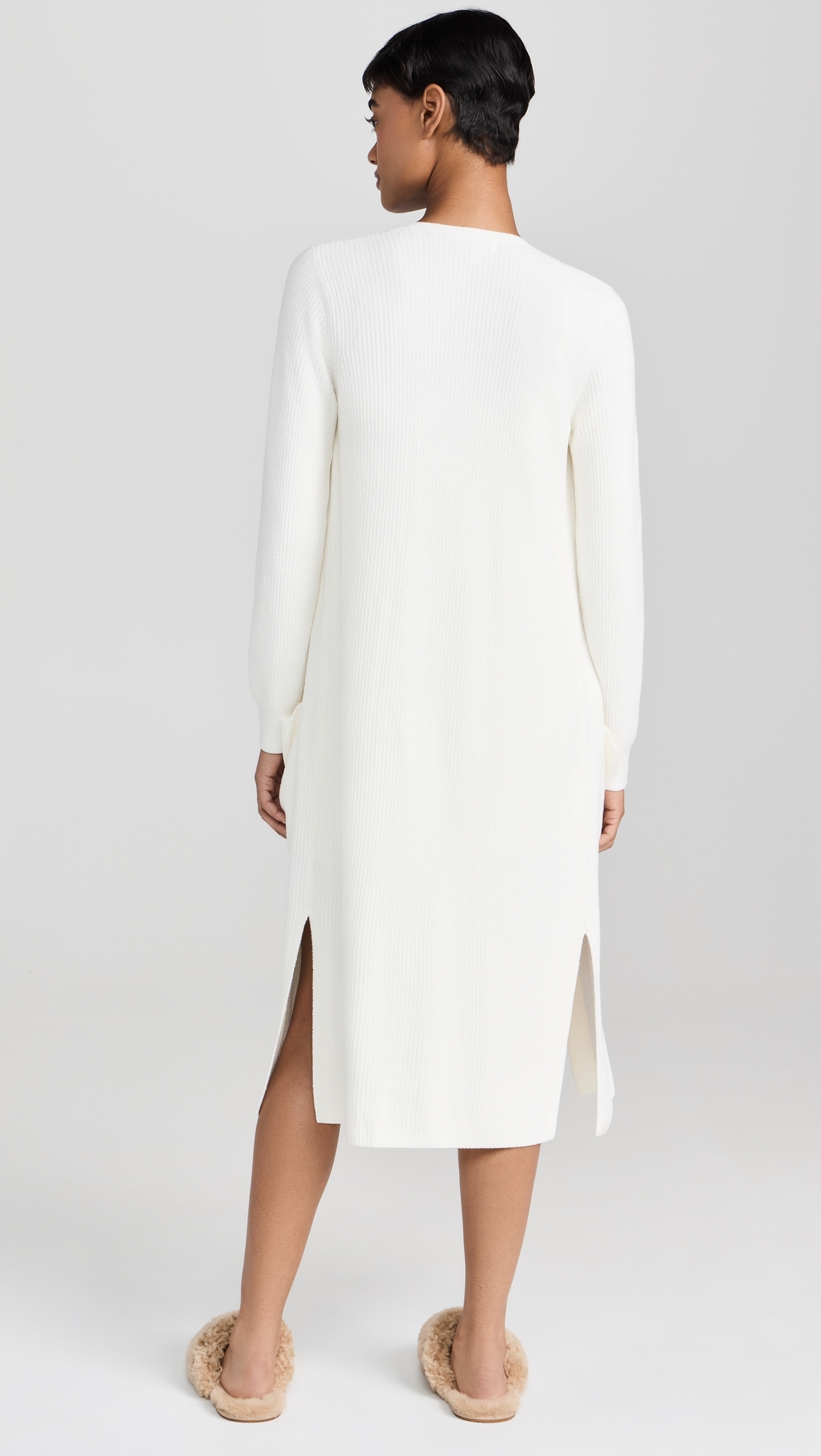 Cozy Chic Ultra Lite Long Cardigan Pearl