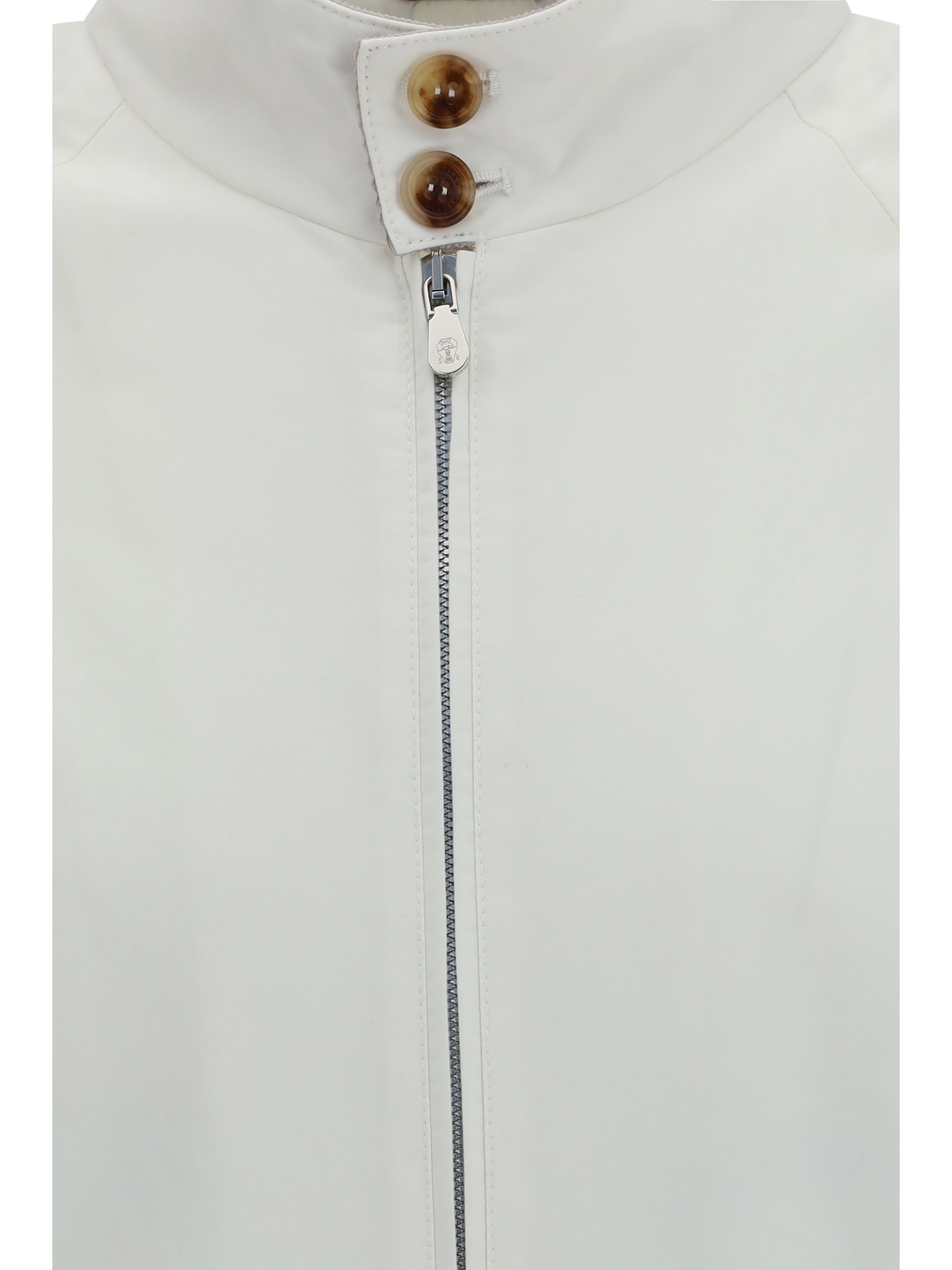 Windproof Cotton Jacket — White