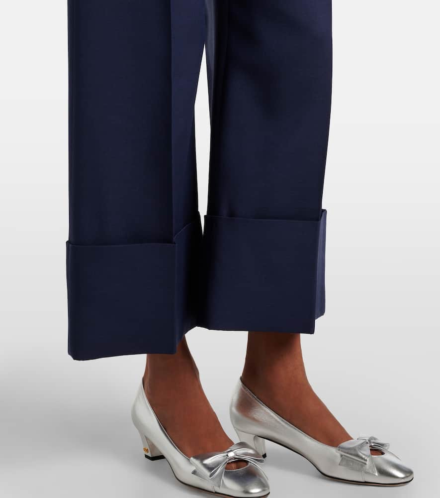 Crepe Couture wide-leg pants