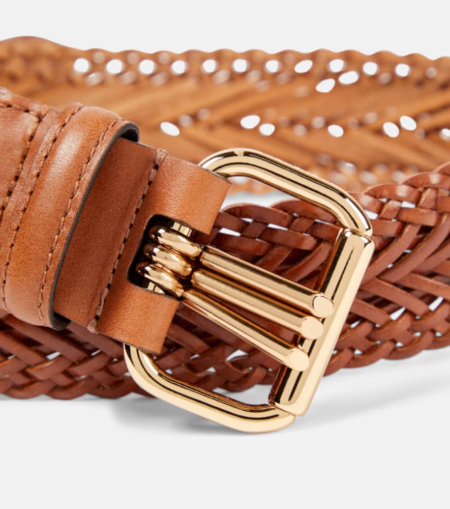 Leather belt