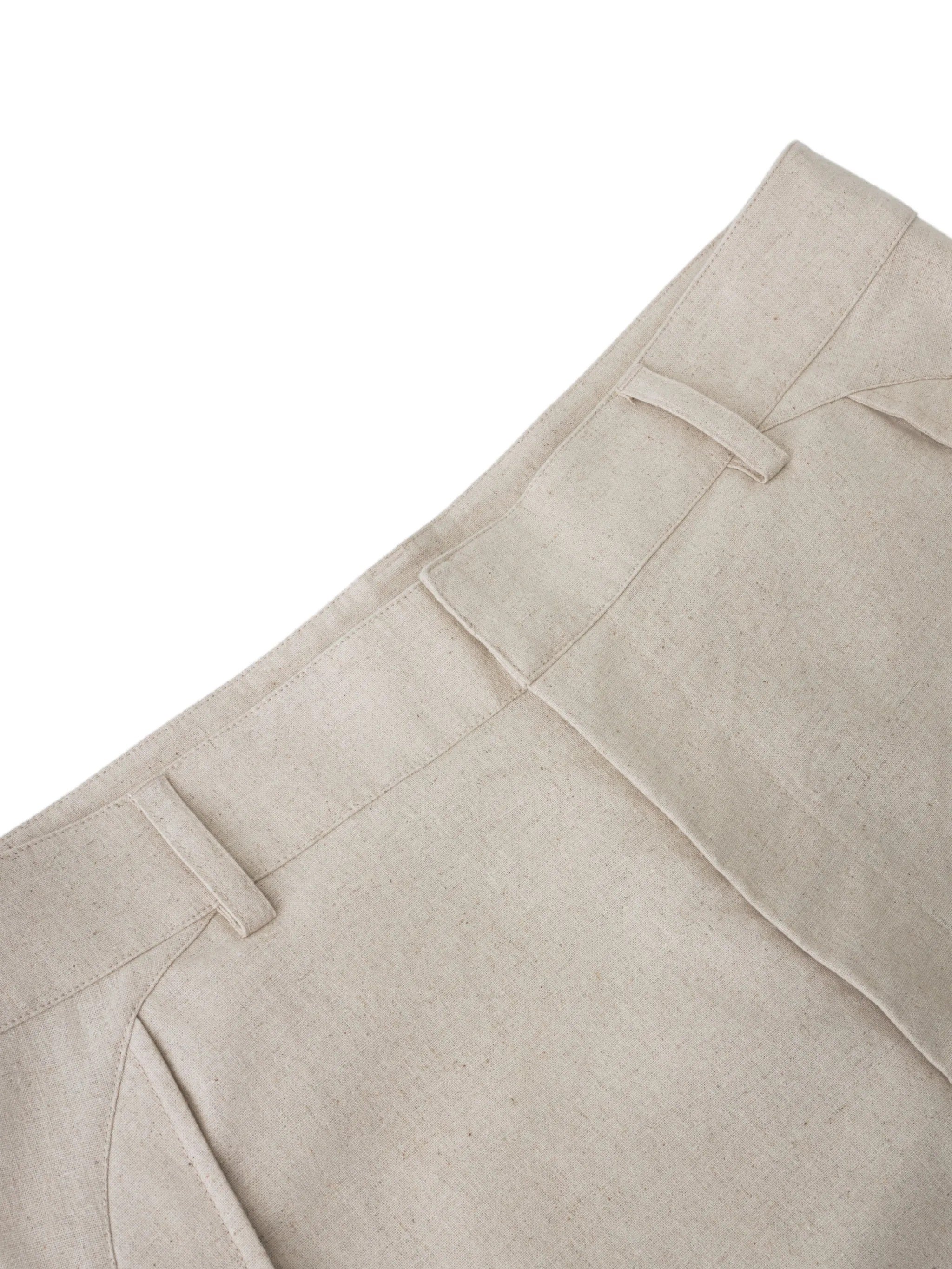 Hiking Patrol Path Linen Cotton Mixed Trouser