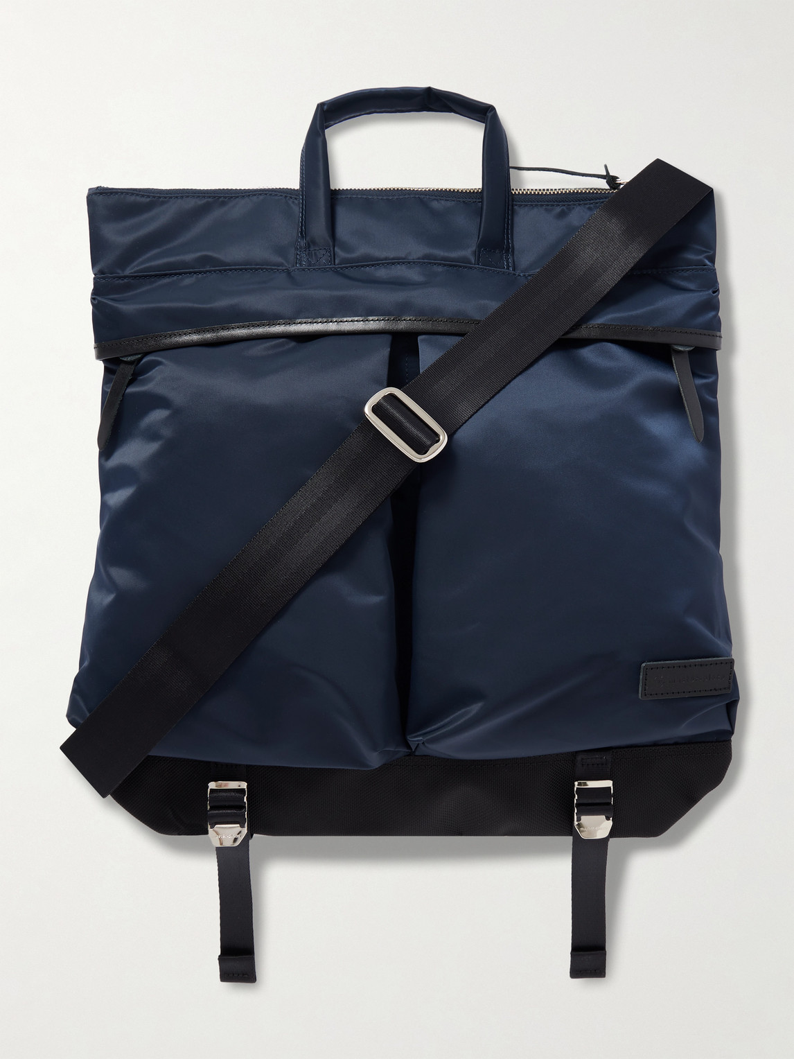 Lightning Leather-Trimmed Nylon-Twill and CORDURA® Tote Bag