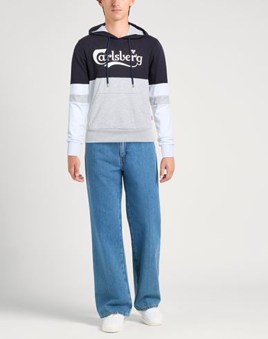Man Sweatshirt Midnight blue Size M Cotton