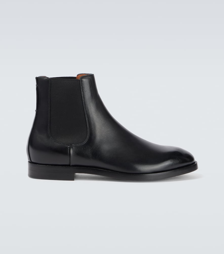Zegna Leather Chelsea boots