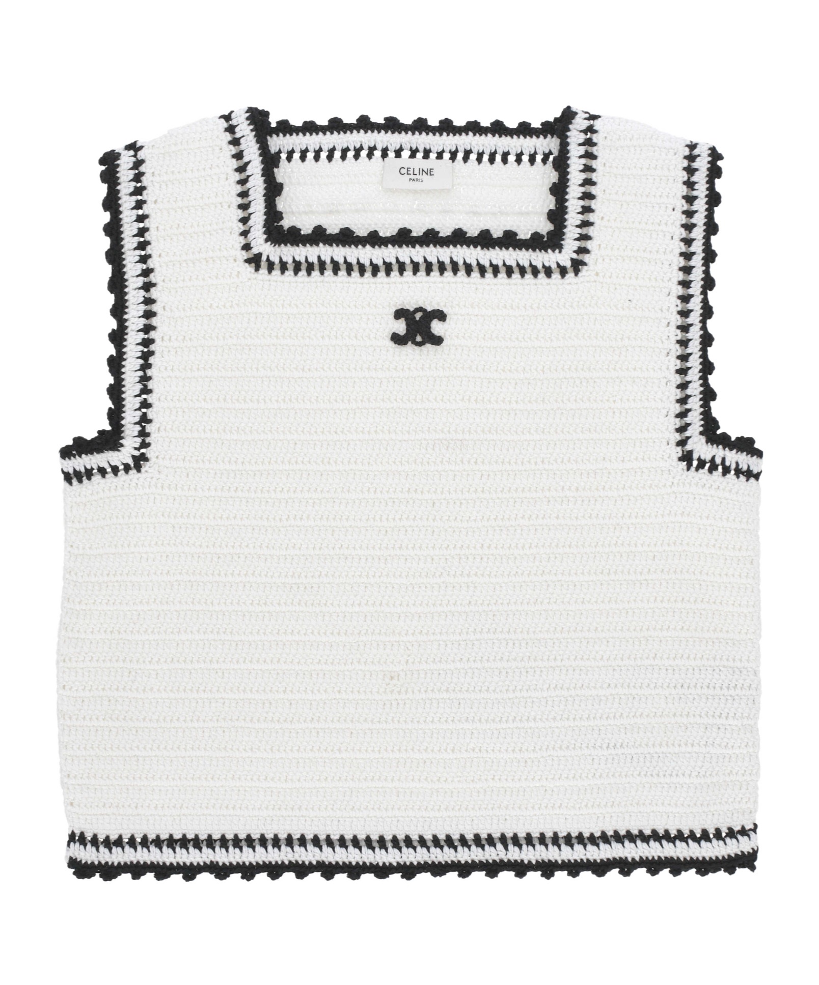 Top IN cotton crochet