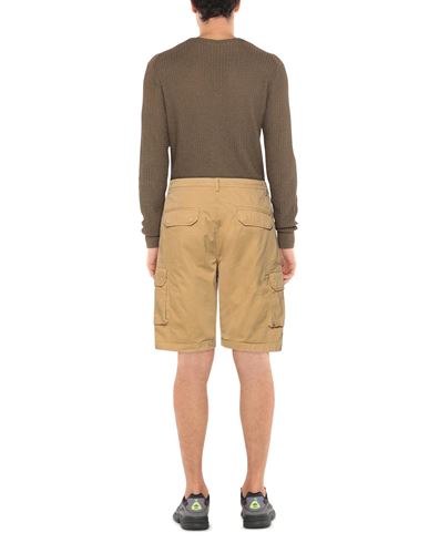 Man Shorts & Bermuda Shorts Camel Size 40 Cotton