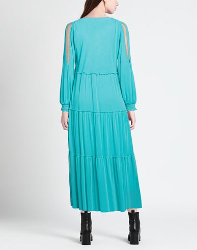 Woman Maxi dress Turquoise Size S Polyamide